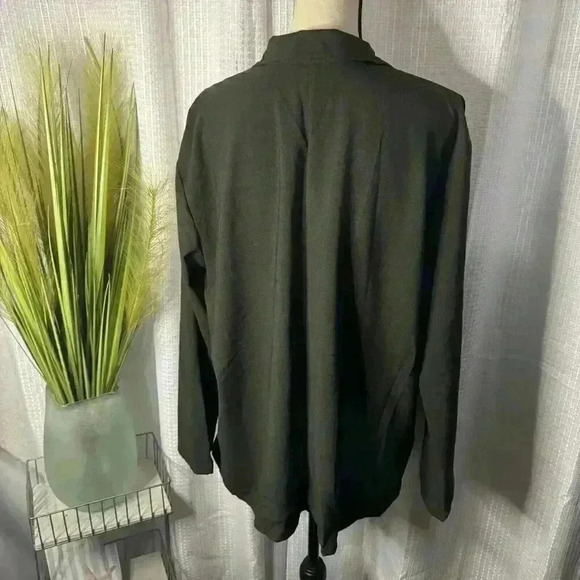 Tailor New York Women’s 2X Wool Blend Blouse Long Sleeve Pullover Tunic Top - Picture 6 of 13